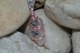 Rose Quartz-Wrapped with Hearts