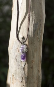 Amethyst-Natural Wire Wraped