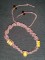 Brown Hemp Bracelet with Tan Beads