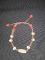 Brown Hemp with Red and Yellow Wood Beads